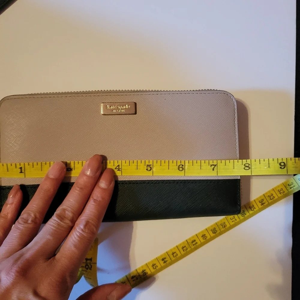 Kate Spade Laurel Two Tone Handbag & Wallet Set EUC. Career Neutral Work Jet Set